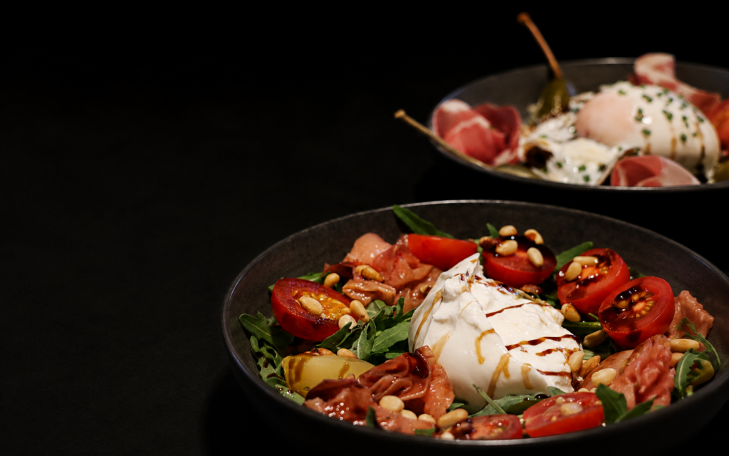 Tomates cerises et burrata