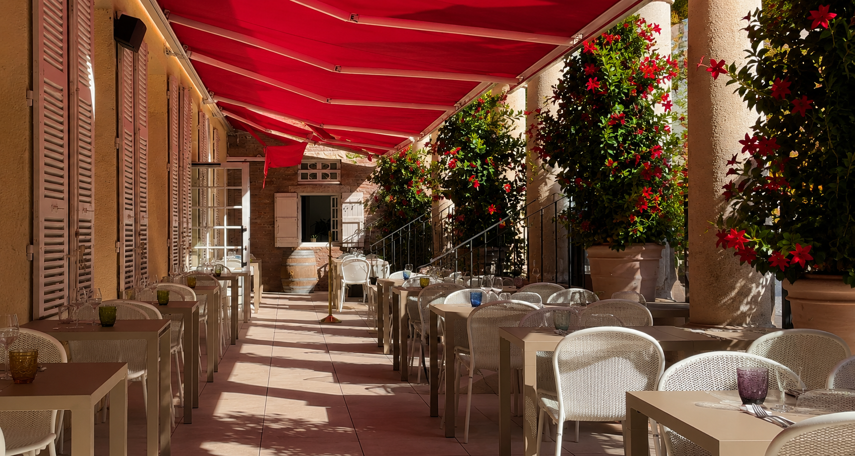 Terrasse de la Maison Mâconnaise des Vins