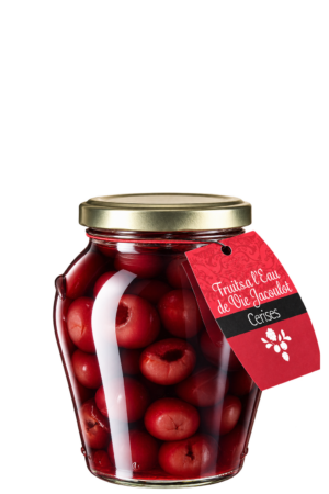 Cerises à l’eau-de-vie, Jacoulot — bocal 35 cl