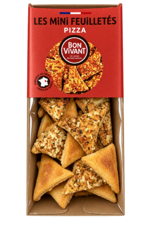 Les Mini Feuilletés Pizza, Bon Vivant — sachet 60 g