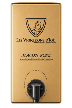 Bag-in-Box de Mâcon Rosé, Les Vignerons d’Igé