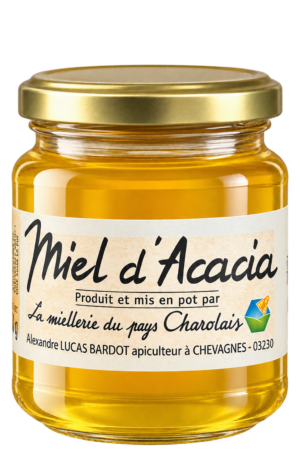 Miel d’Acacia, La Miellerie du Pays Charolais — pot 250 g