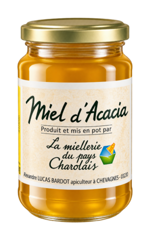 Miel d’Acacia, La Miellerie du Pays Charolais — pot 500 g