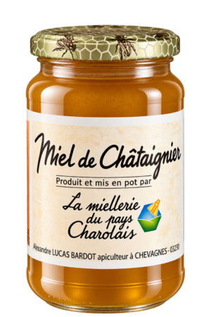 Miel de Châtaignier, La Miellerie du Pays Charolais — pot 500 g