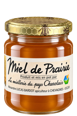 Miel de Prairie, La Miellerie du Pays Charolais — pot 250 g