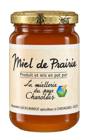 Miel de Prairie, La Miellerie du Pays Charolais — pot 500 g