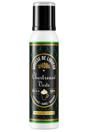 Mousse de liqueur de Chartreuse Verte, Smoos — flacon 120 ml