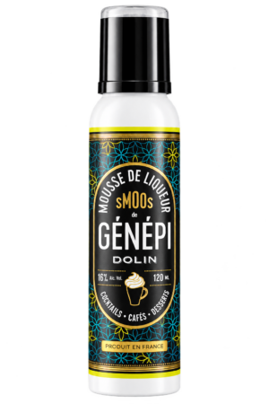 Mousse de liqueur de Génépi Dolin, Smoos — flacon 120 ml