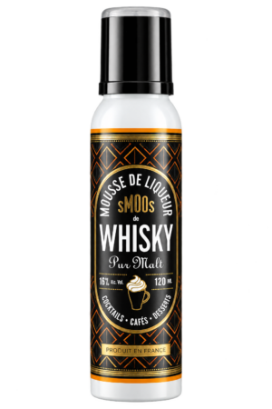 Mousse de liqueur de Whisky pur malt, Smoos — flacon 120 ml