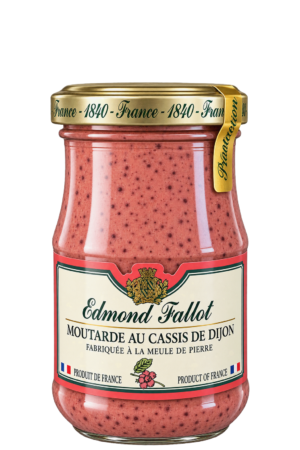 Moutarde au cassis de Dijon, Edmond Fallot — pot 105 g