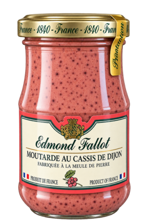 Moutarde au cassis de Dijon, Edmond Fallot — pot 205 g