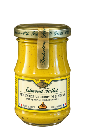 Moutarde au curry de Madras, Edmond Fallot — pot 105 g