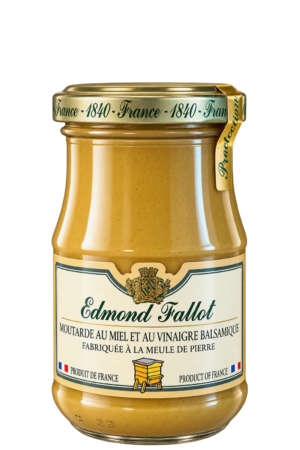 Moutarde au miel et au vinaigre balsamique, Edmond Fallot — pot 105 g