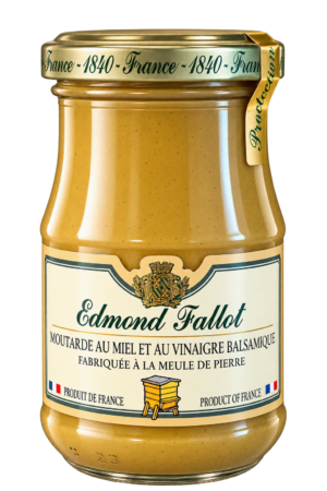 Moutarde au miel et au vinaigre balsamique, Edmond Fallot — pot 205 g