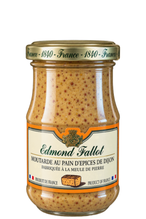 Moutarde au pain d'épices de Dijon, Edmond Fallot — pot 105 g