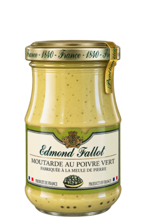 Moutarde au poivre vert, Edmond Fallot — pot 105 g