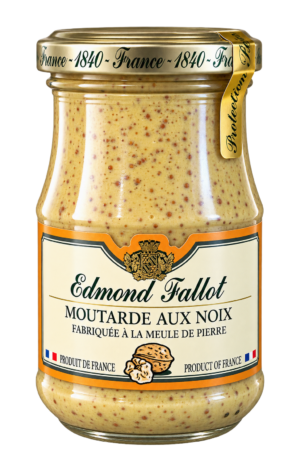 Moutarde aux noix, Edmond Fallot — pot 205 g