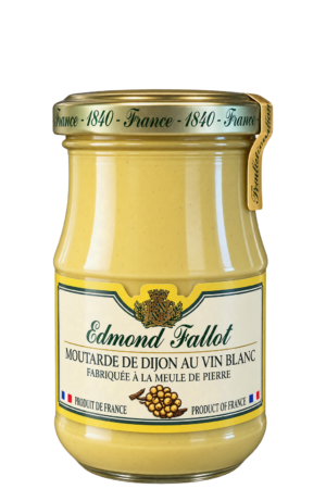 Moutarde de Dijon au vin blanc, Edmond Fallot — pot 105 g