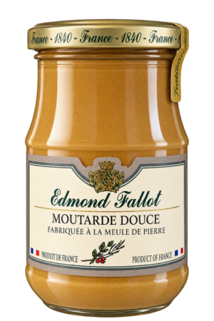 Moutarde douce, Edmond Fallot — pot 205 g