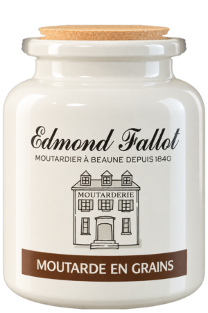 Moutarde en grains en pot de grès, Edmond Fallot — pot 500 g