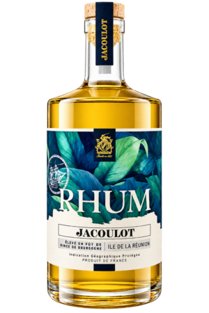 Rhum de l’Île de la Réunion élevé en fût de Bourgogne, Jacoulot — bouteille 70 cl