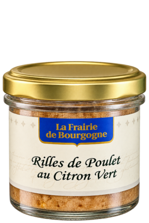 Rilles de Poulet au Citron Vert, La Frairie de Bourgogne — pot 90 g