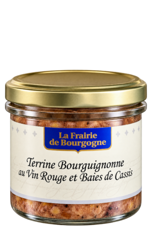 Terrine Bourguignonne au Vin Rouge et Baies de Cassis, La Frairie de Bourgogne — pot 180 g