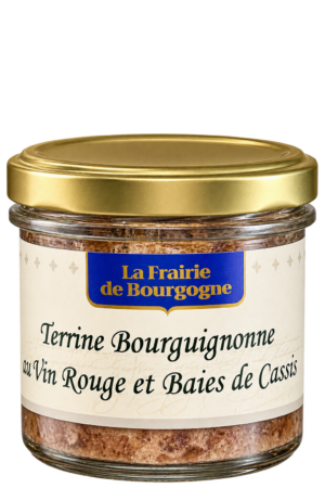 Terrine Bourguignonne au Vin Rouge et Baies de Cassis, La Frairie de Bourgogne — pot 90 g