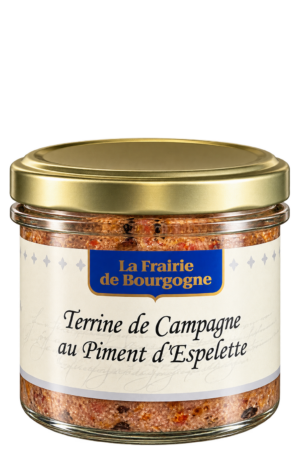 Terrine de Campagne au Piment d’Espelette, La Frairie de Bourgogne — pot 180 g
