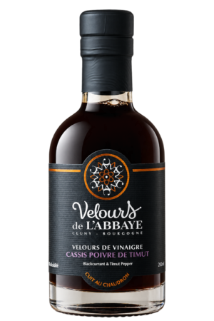 Velours Cassis Poivre de Timut, Velours de l’Abbaye — flacon 200 ml