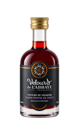 Velours Cassis Poivre de Timut, Velours de l’Abbaye — flacon 50 ml