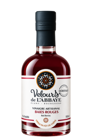 Vinaigre Baies Rouges Héritage, Velours de l’Abbaye — flacon 100 ml