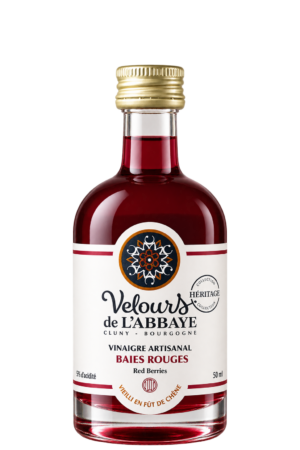 Vinaigre Baies Rouges Héritage, Velours de l’Abbaye — flacon 50 ml