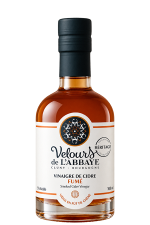 Vinaigre Cidre Fumé Héritage, Velours de l’Abbaye — flacon 100 ml