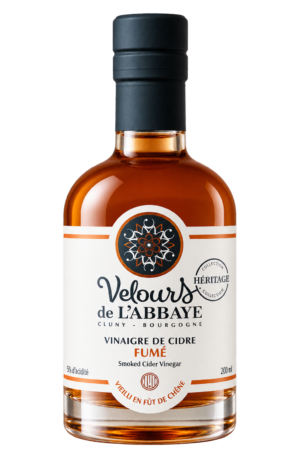 Vinaigre Cidre Fumé Héritage, Velours de l’Abbaye — flacon 200 ml