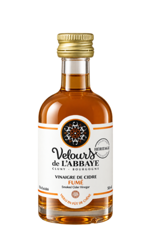 Vinaigre Cidre Fumé Héritage, Velours de l’Abbaye — flacon 50 ml