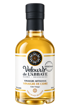 Vinaigre de Cidre Héritage, Velours de l’Abbaye — flacon 200 ml
