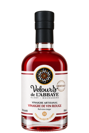 Vinaigre de Vin Rouge Héritage, Velours de l’Abbaye — flacon 100 ml