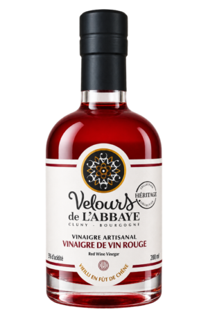 Vinaigre de Vin Rouge Héritage, Velours de l’Abbaye — flacon 200 ml