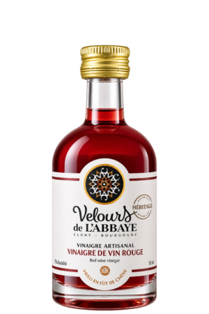 Vinaigre de Vin Rouge Héritage, Velours de l’Abbaye — flacon 50 ml