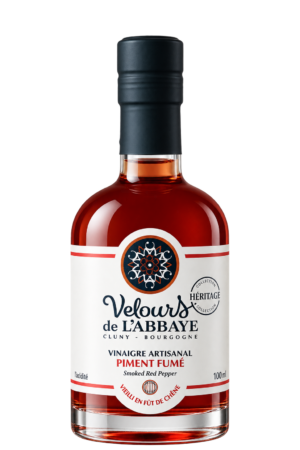 Vinaigre Piment Fumé Héritage, Velours de l’Abbaye — flacon 100 ml