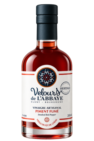Vinaigre Piment Fumé Héritage, Velours de l’Abbaye — flacon 200 ml